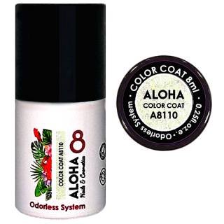 Aloha Ημιμόνιμο A8110 Clear Iridescent Glitter-Διάφανο Ιριδίζον Glitter 8ml
