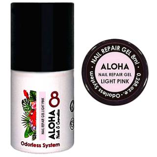 Aloha Nail Repair Gel Rubber Base Θεραπεία Light Pink 8ml